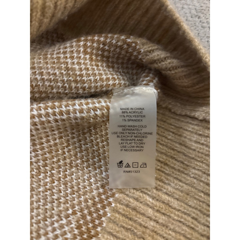 Vince Camuto‎ women's medium sweater camouflage brown - Picture 4 of 4